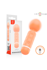 INTENSE - JARED MINI MASSAGGIATORE A BACCHETTA RICARICABILE TRAMITE USB ARANCIONE