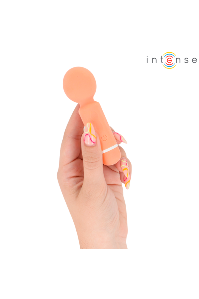 INTENSE - JARED MINI MASSAGGIATORE A BACCHETTA RICARICABILE TRAMITE USB ARANCIONE