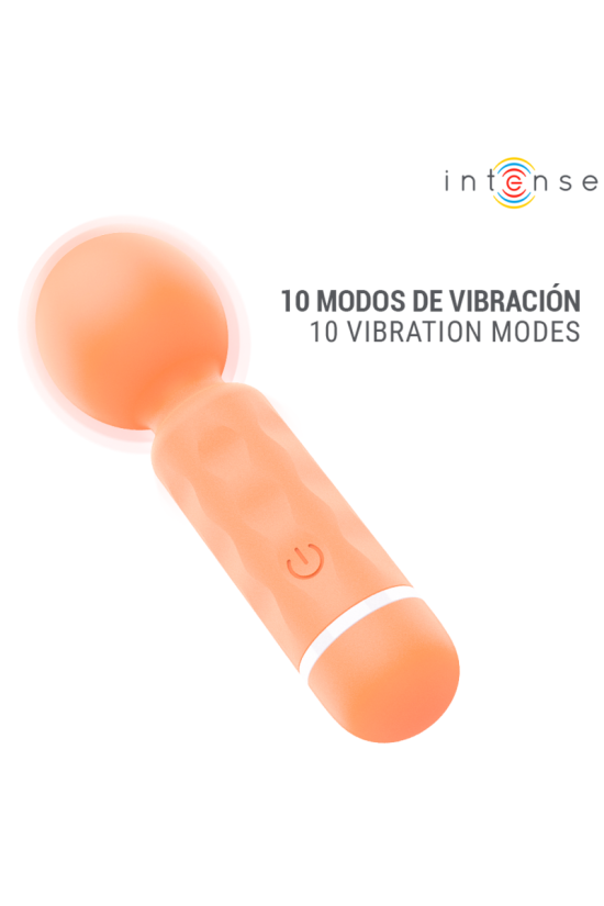 INTENSE - JARED MINI MASSAGGIATORE A BACCHETTA RICARICABILE TRAMITE USB ARANCIONE
