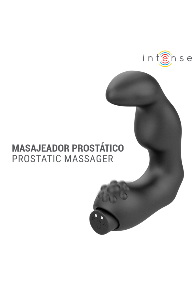 INTENSE - MASSAGGIATORE PROSTATICO RICARICABILE VIA USB HENRY NERO