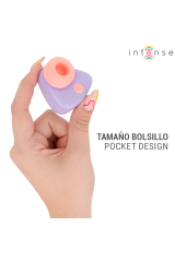 INTENSE - STIMOLATORE CLITORIDEO A SUZIONE RICARICABILE TRAMITE USB CUKI VIOLA