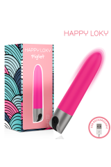 HAPPY LOKY - MINI VIBRATORE ROSA RICARICABILE TRAMITE USB A FORMA DI MAIALINO