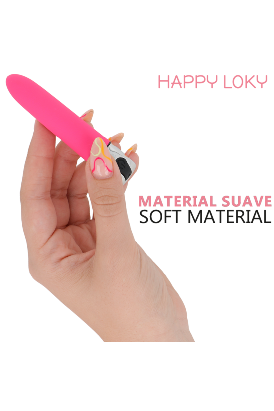 HAPPY LOKY - MINI VIBRATORE ROSA RICARICABILE TRAMITE USB A FORMA DI MAIALINO