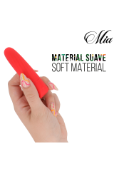 MIA - LUCY ELLEN MINI VIBRATORE RICARICABILE TRAMITE USB ROSSO