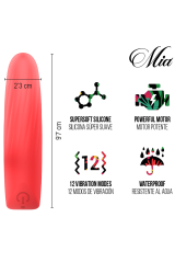MIA - LUCY ELLEN MINI VIBRATORE RICARICABILE TRAMITE USB ROSSO