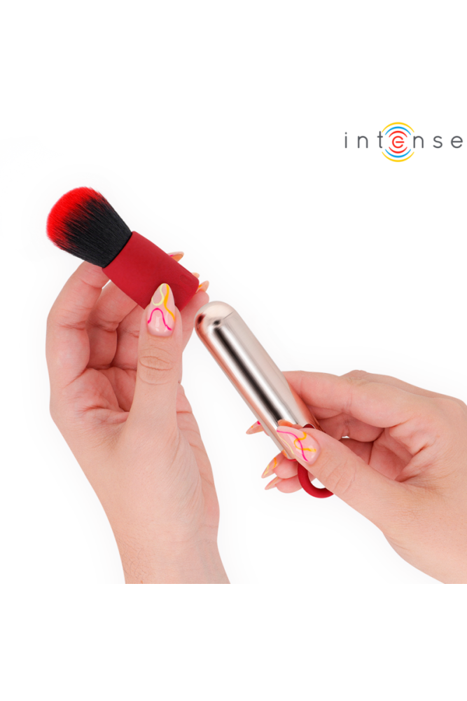 INTENSE - PENNELLO DA TRUCCO VIBRANTE RICARICABILE VIA USB TOM ROSSO