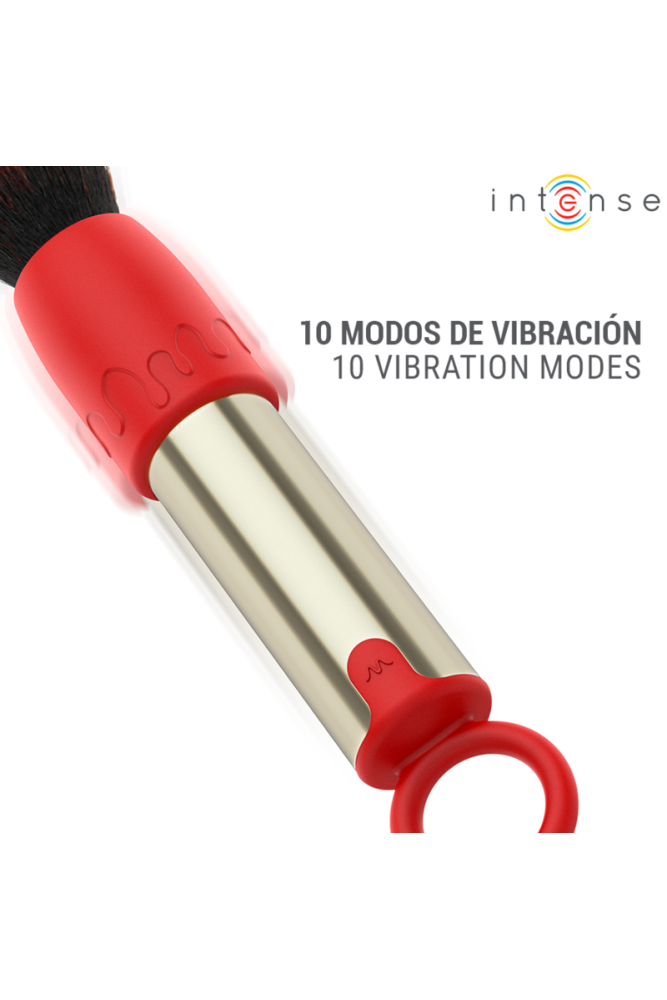 INTENSE - PENNELLO DA TRUCCO VIBRANTE RICARICABILE VIA USB TOM ROSSO
