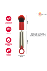 INTENSE - PENNELLO DA TRUCCO VIBRANTE RICARICABILE VIA USB TOM ROSSO