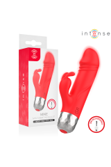 INTENSE - MIKE MINI VIBRATORE A CONIGLIO RICARICABILE TRAMITE USB ROSSO