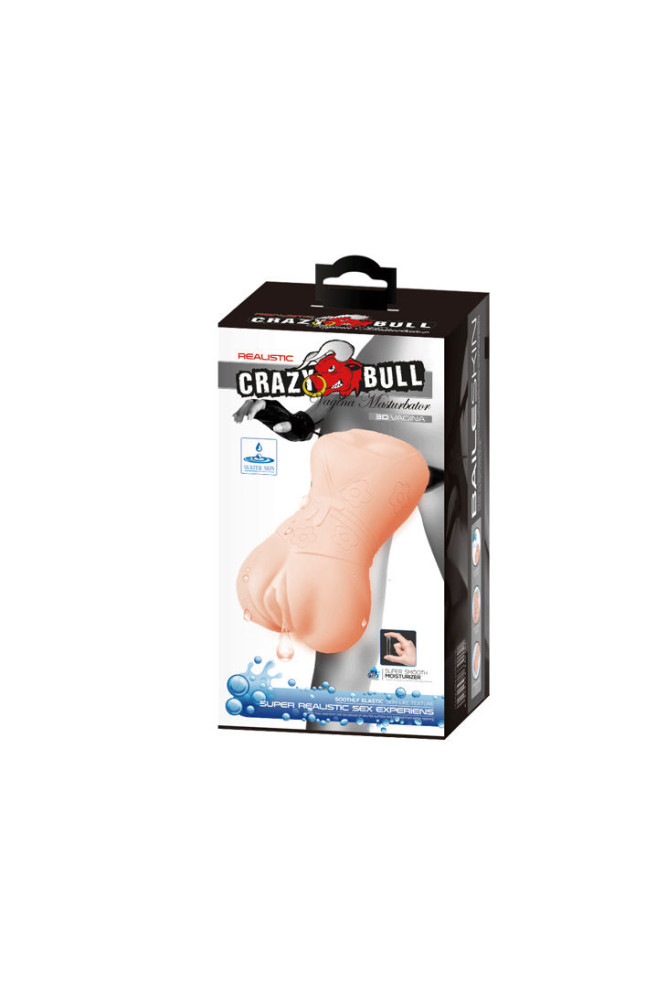 CRAZY BULL - MASTURBADOR PELLE ACQUA MODELLO VAGINA 4