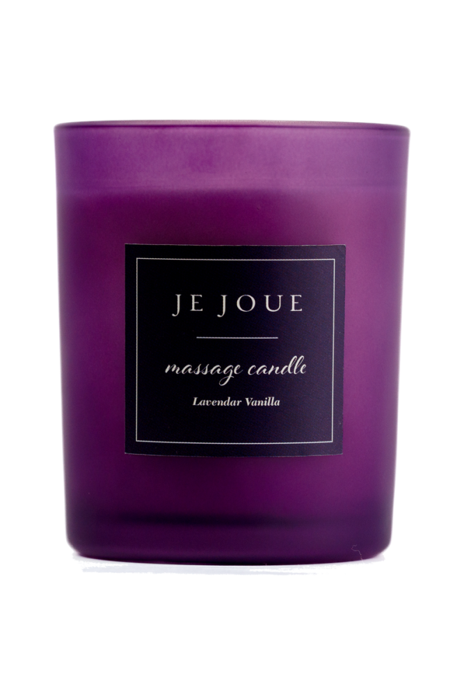 JE JOUE - MASSAGE CANDLE CANDELA DA MASSAGGIO LAVANDA E VANIGLIA 160 G