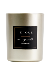 JE JOUE - LUXURY LEATHER CANDELA DA MASSAGGIO CON OLIO CALDO PROFUMO CUOIO 160 G