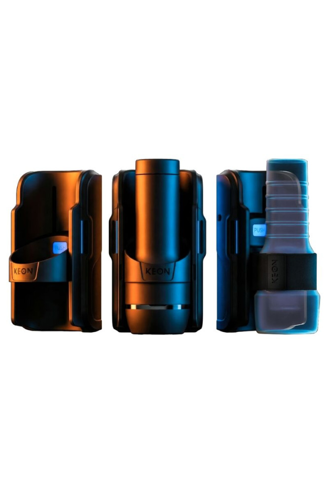 KIIROO - KEON 2 COMBO MASTURBATORE AUTOMATICO INTERATTIVO CON FEEL STROKER NERO/BLU