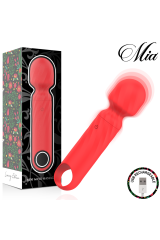 MIA - LUCY ELLEN MINI MASSAGGIATORE A BACCHETTA RICARICABILE TRAMITE USB ROSSO