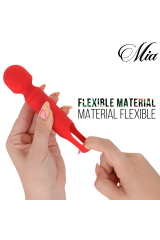MIA - LUCY ELLEN MINI MASSAGGIATORE A BACCHETTA RICARICABILE TRAMITE USB ROSSO