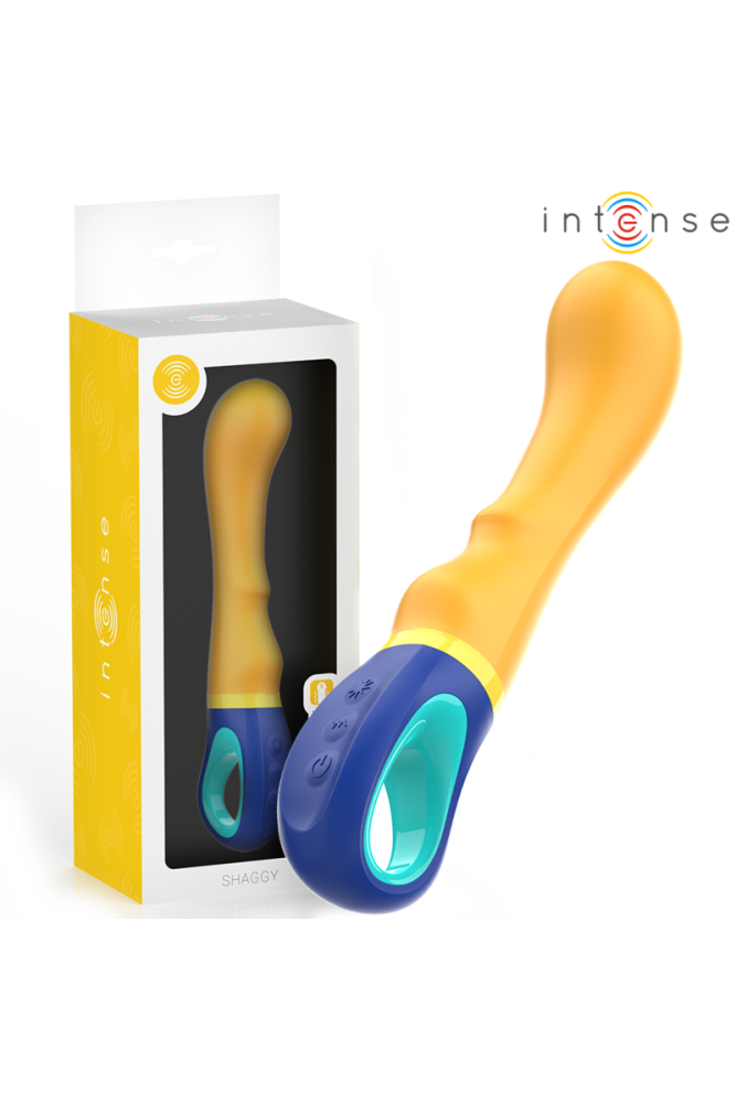 INTENSO - VIBRATORE PUNTO G SHAGGY GIALLO