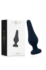 INTENSE - PLUG ANALE PIPO S SILICONE NERO 9