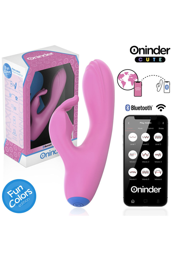 ONINDER CUTE - VIBRATORE CONIGLIETTO D'AMORE PER PUNTO G E CLITORIDE - APP GRATUITA IN TUTTO IL MONDO