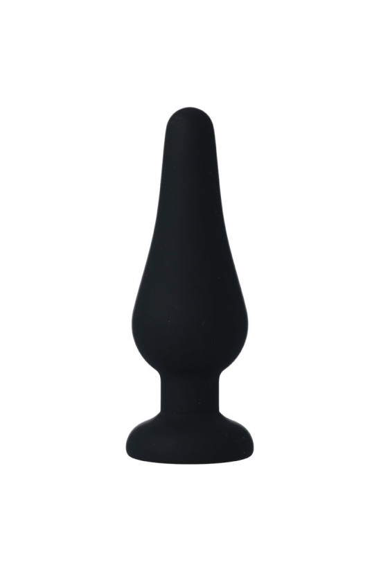 INTENSE - PLUG ANALE PIPO M SILICONE NERO 11 CM