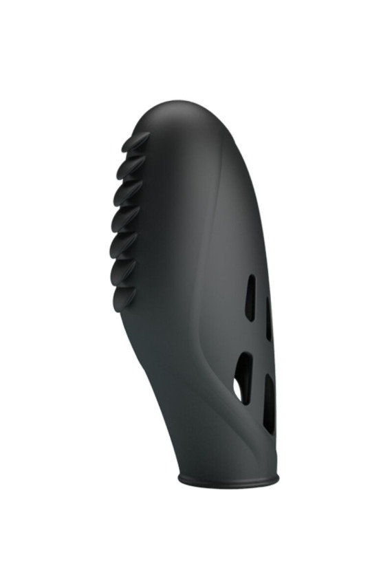 PRETTY LOVE - VIBRATORE DA DITO IN SILICONE GILO NERO