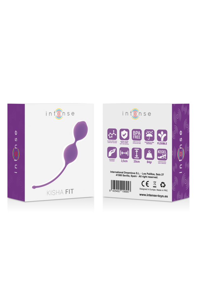 INTENSE - KISHA FIT IN SILICONE KEGEL LILLA