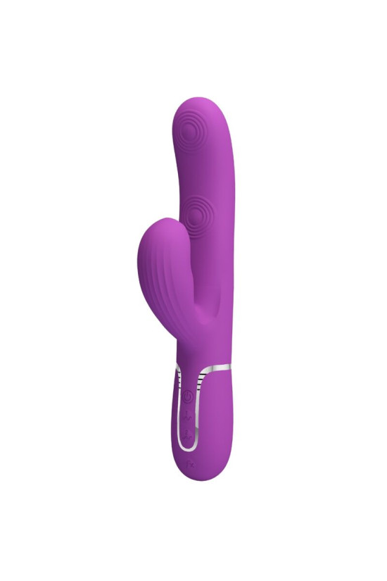 PRETTY LOVE - PERLITA 3 IN 1 VIBRATORE MULTIFUNZIONE CONIGLIO VIOLA