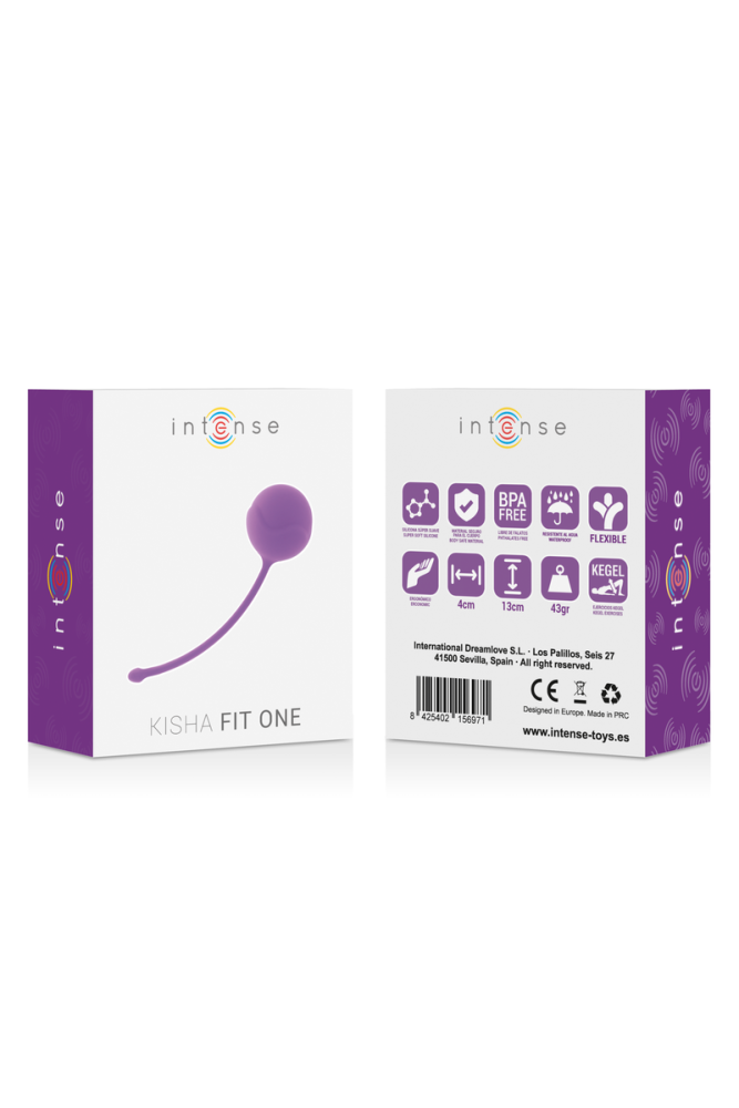 INTENSE - KISHA FIT ONE IN SILICONE KEGEL LILLA