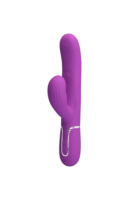 PRETTY LOVE - PERLITA 3 IN 1 VIBRATORE MULTIFUNZIONE CONIGLIO VIOLA