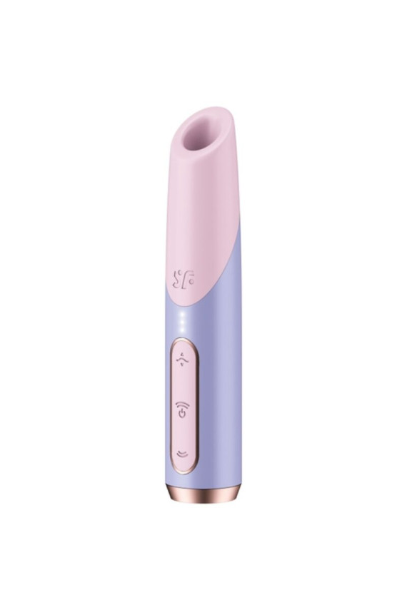 SATISFYER - STIMOLATORE CLITORIDEO BOLD KISS WAVE ROSA / VIOLA