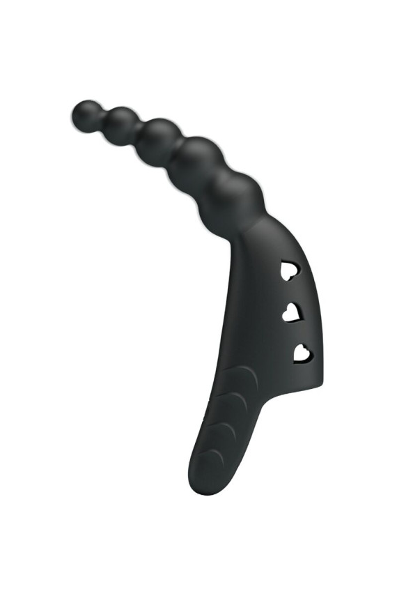 PRETTY LOVE - VIBRATORE DA DITA JORDIN 10 VIBRAZIONI NERO