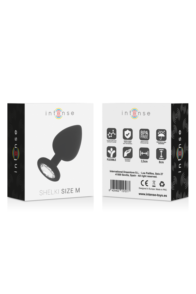 INTENSE - SHELKI M ANAL PLUG NERO