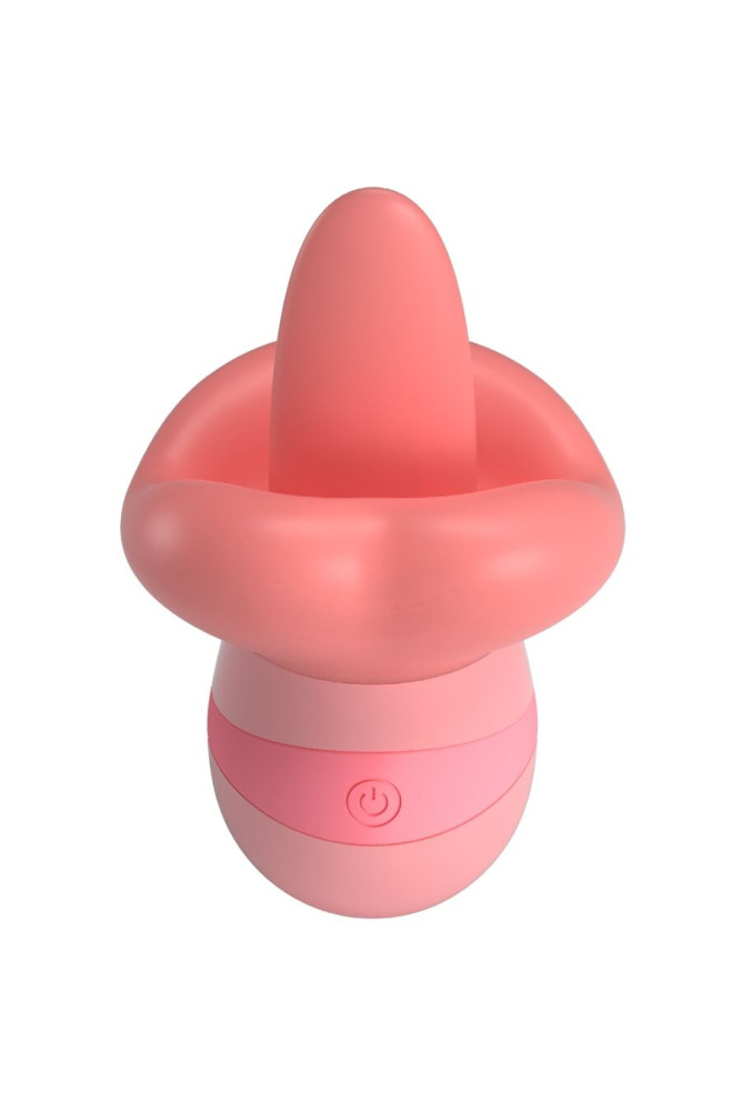 PRETTY LOVE - STIMOLATORE PER CLITORIDE LINGUA KYLEE 10 VIBRAZIONI ROSA NUDO
