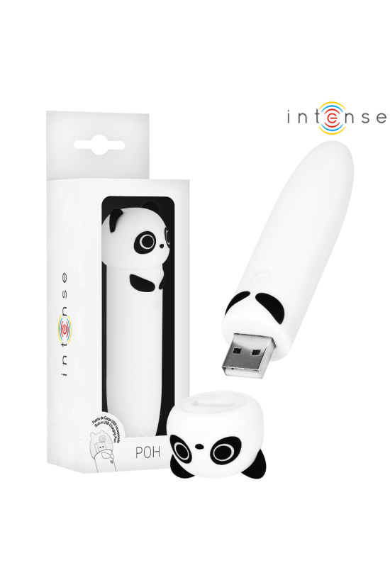 INTENSE - POH PANDA VIBRANTE BULLET RICARICABILE USB 10 X 2