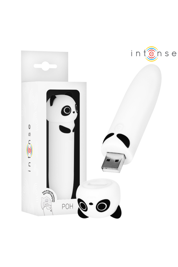 INTENSE - POH PANDA VIBRANTE BULLET RICARICABILE USB 10 X 2