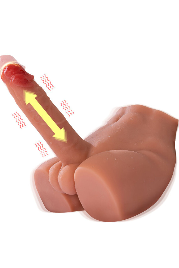 XISE - PEEL DILDO ASS DILDO MASTURBATORE REALISTICO POSIZIONE FRONTALE CON SPINTA 17