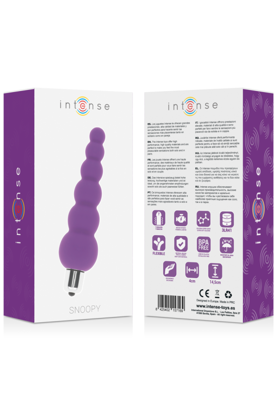 INTENSE - SNOOPY 7 VELOCIT IN SILICONE LILLA