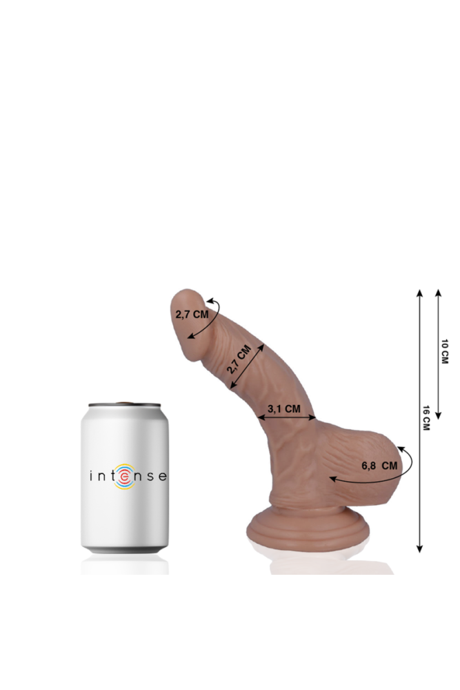 MR INTENSE - 2 PENE REALISTICO 16 CM -O- 2.7 CM