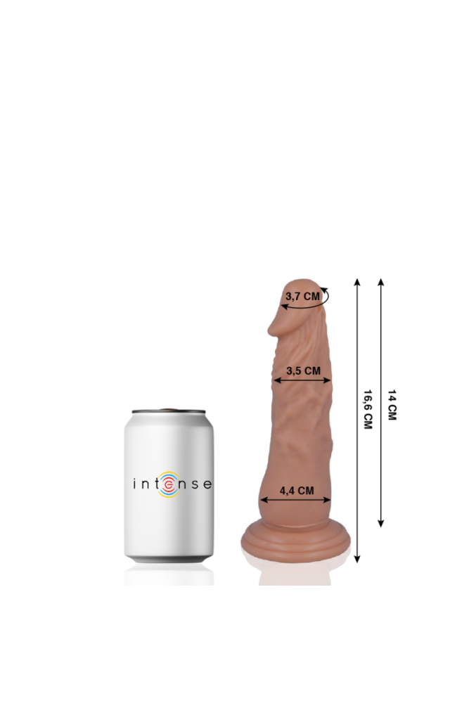 MR INTENSE - 6 PENE REALISTICO 16.6 CM -O- 4.4 CM