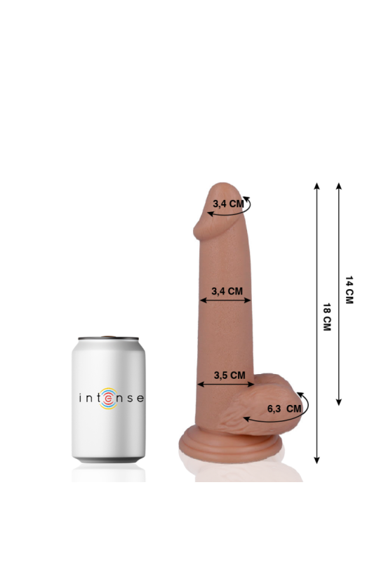 MR INTENSE - 10 REALISTIC PENIS 18 CM -O- 3.4 CM