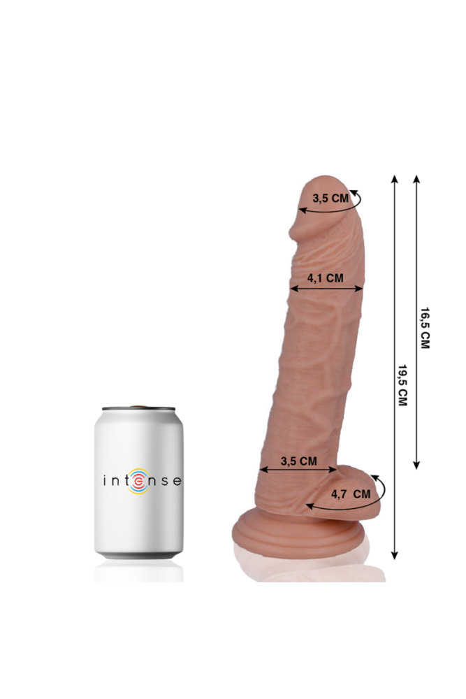 MR INTENSE - 15 PENE REALISTICO 19.5 CM -O- 4.1 CM