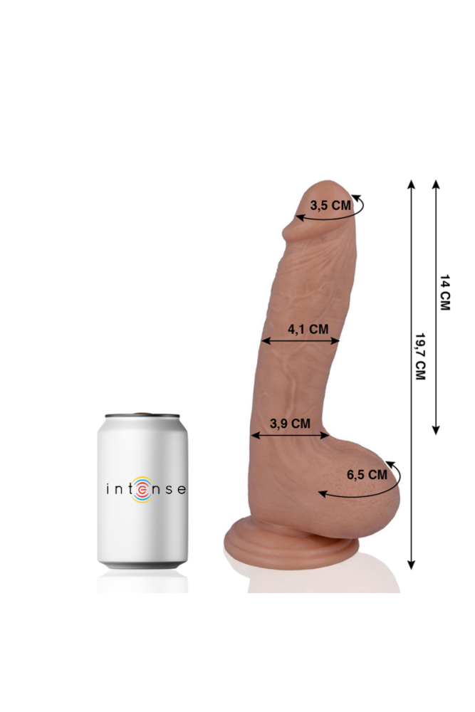 MR INTENSE - 17 PENE REALISTICO 19.7 CM -O- 4.1 CM