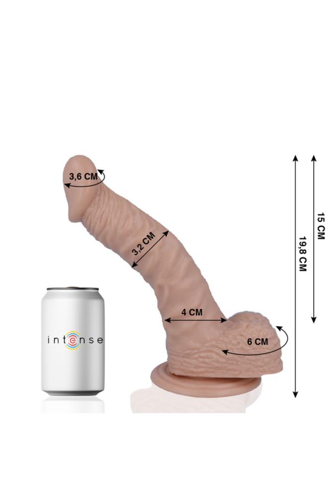 MR INTENSE - 18 PENE REALISTICO 19.8 CM -O- 3.2 CM
