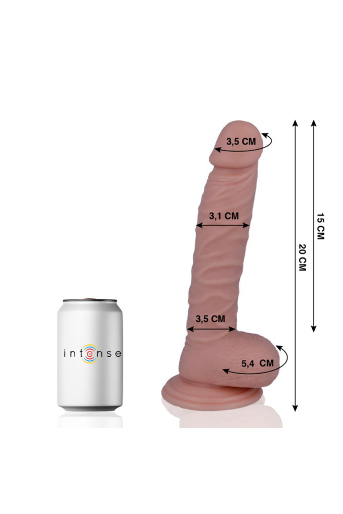 MR INTENSE - 19 REALISTIC PENIS 20 CM -O- 3.1 CM