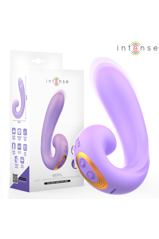 INTENSE - STIMOLATORE CLITORIDEO A DOPPIA VIBRAZIONE MERYL