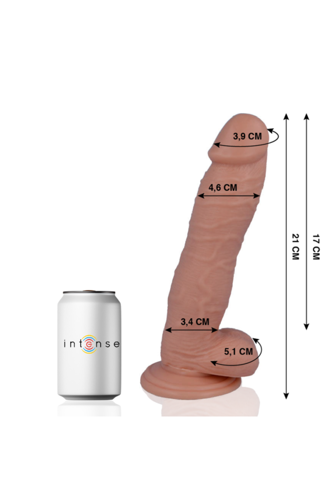 MR INTENSE - 24 PENE REALISTICO 21 CM -O- 4.6 CM