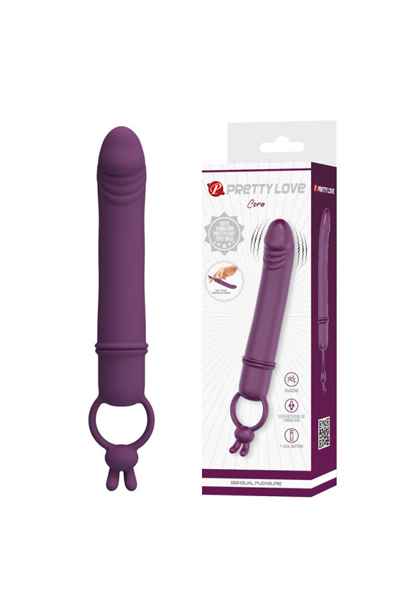 PRETTY LOVE - CORA VIBRATORE A FORMA DI PENE CON ANELLO DI RESISTENZA