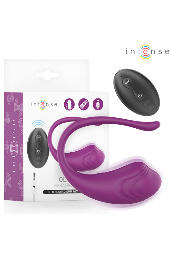 INTENSE - OLIVIA PURPLE UOVO VIBRANTE CON TELECOMANDO