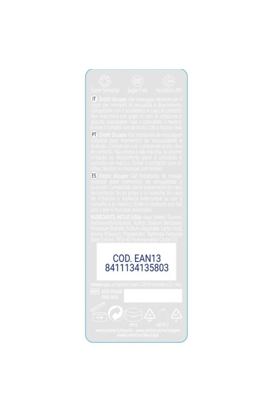 CONTROL - 2 EN 1 MASSAGGIO E PIACERE ESOTICO 200 ML
