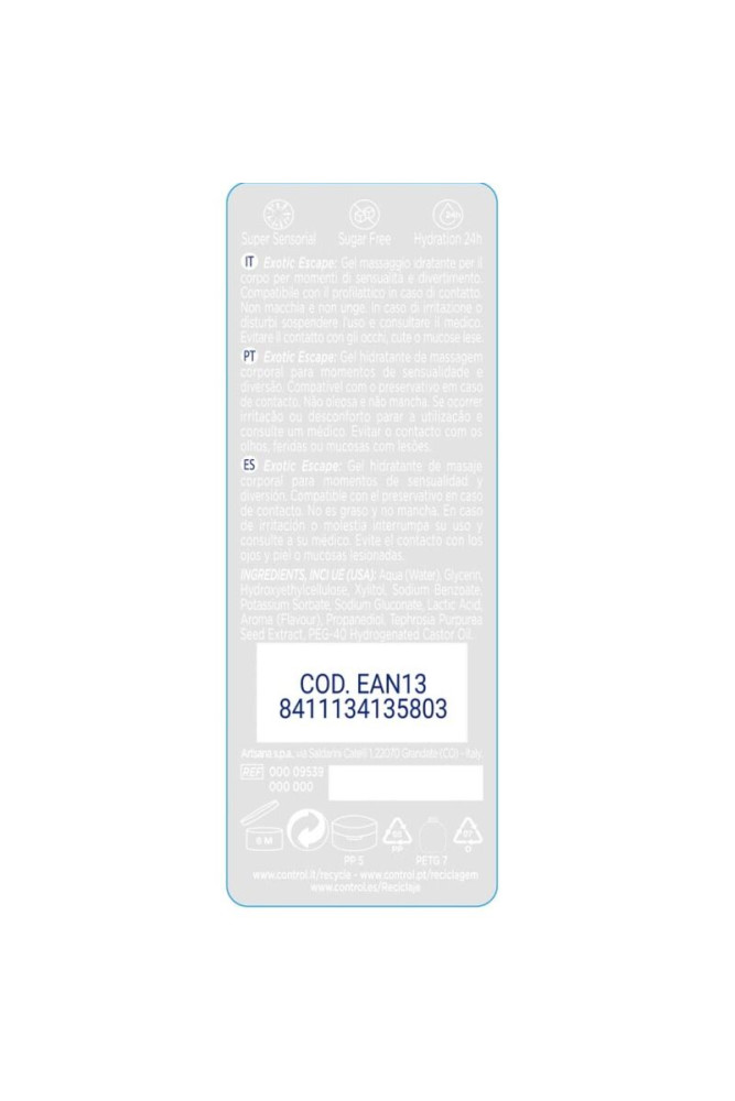 CONTROL - 2 EN 1 MASSAGGIO E PIACERE ESOTICO 200 ML