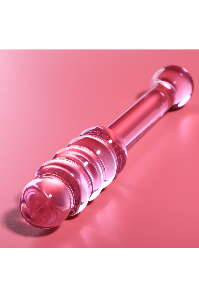 NEBULA SERIES BY IBIZA - MODELLO 20 DILDO IN VETRO BOROSILICATO ROSA 20.5 CM -O- 3 CM